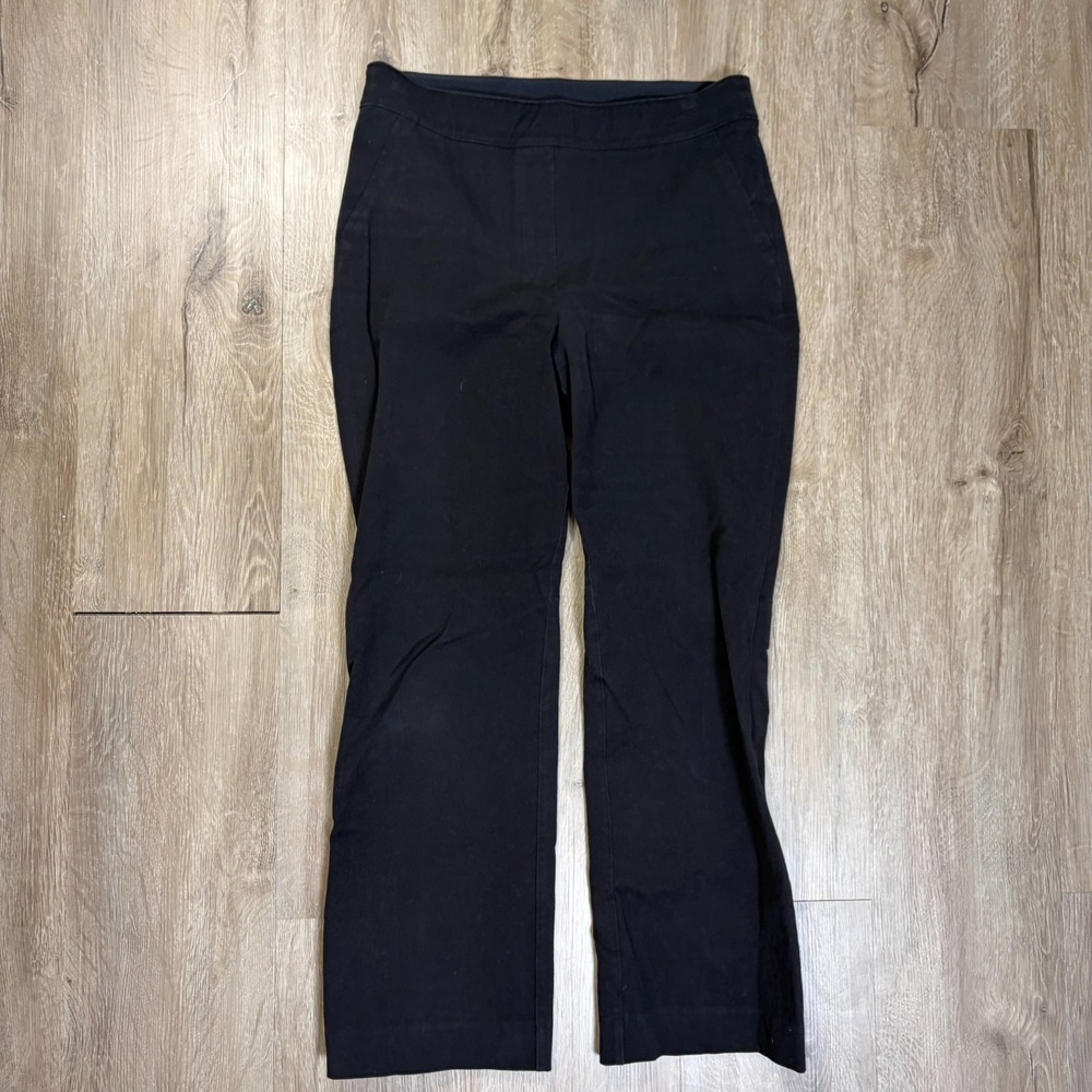 Spanx On-the-Go Kick Flare Pant Black Womens Size Medium Trousers 20367R